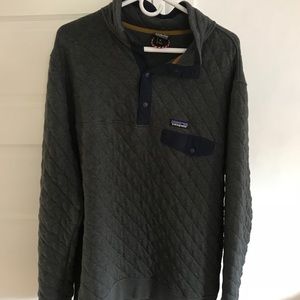 Patagonia cotton quilt snap-T pullover